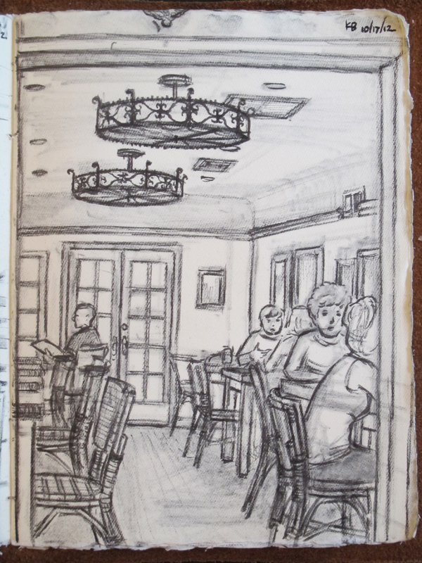 Aroma dining room sketch