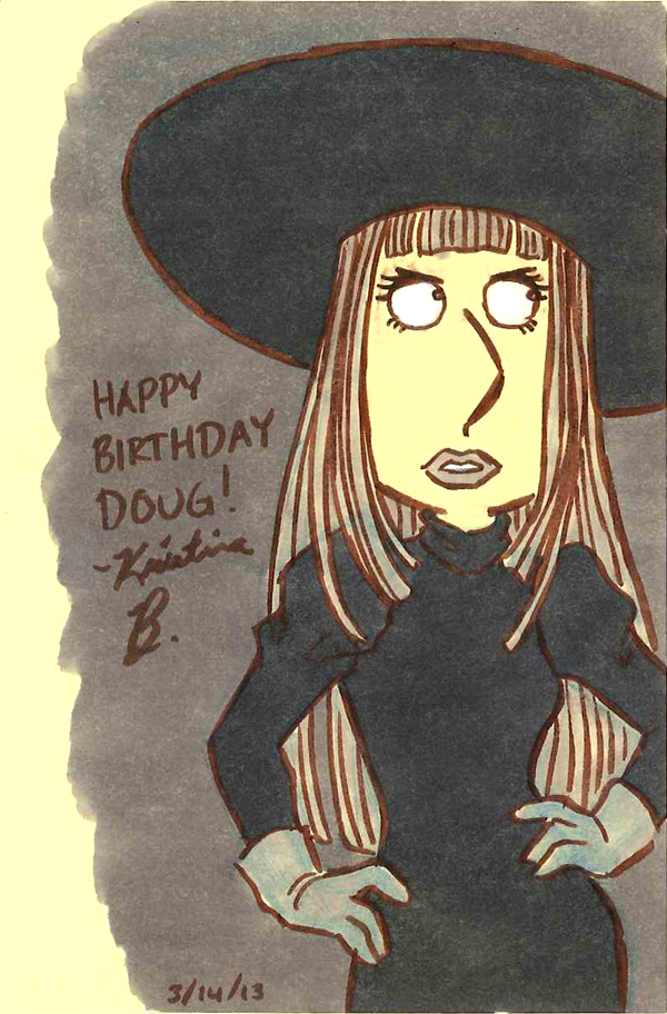 Lois Griffin/Yukari Hayasaka birthday drawing for my co-worker Doug.